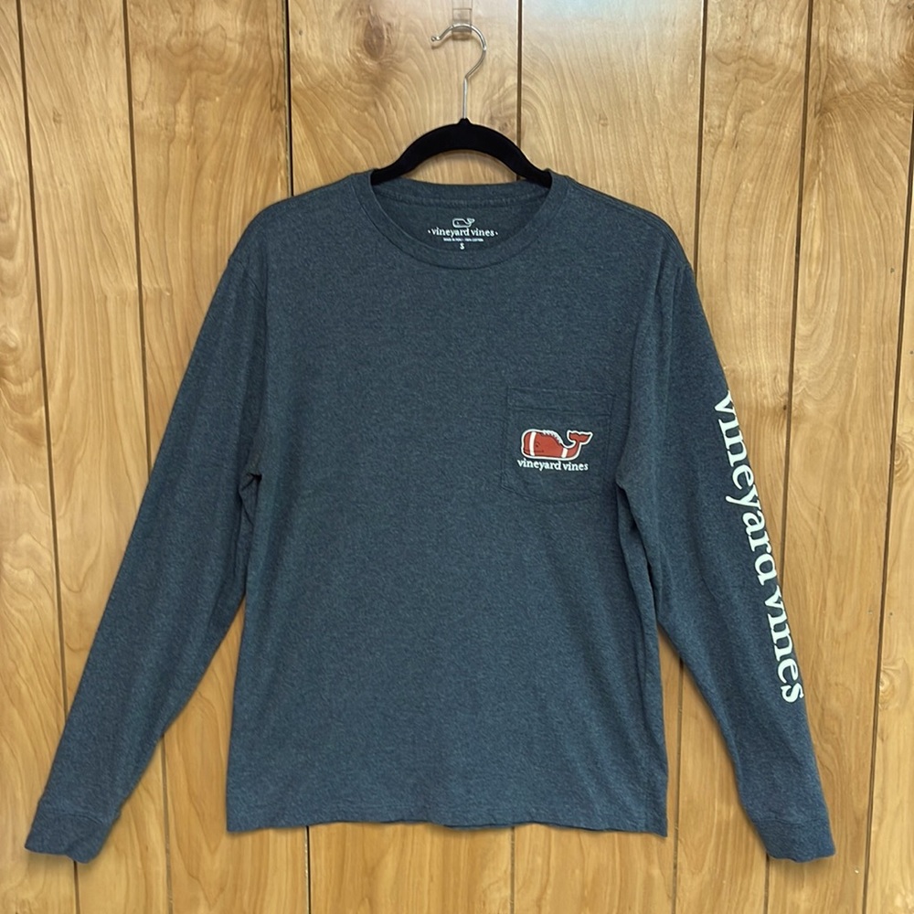 Vineyard Vines Football Long Sleeve Tee